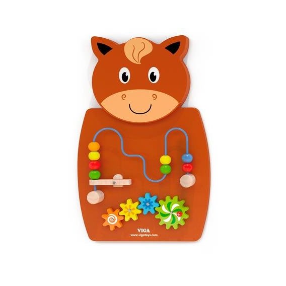 Бизиборд Viga Toys Лошадка с лабиринтом