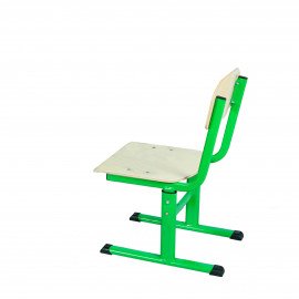 Стілець Т-подібний регульований по висоті 331х417х(618-738) мм, №2-5 (h=300-420 мм) кругла труба d-25/32мм