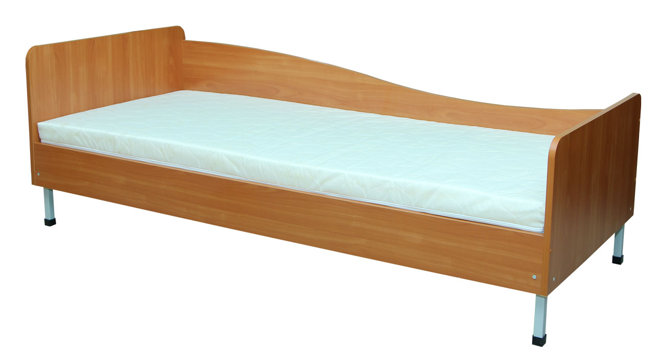 Ліжко 1—спальне з заокругленими спинками, 1936х840х(660-570) мм, ЛІВЕ