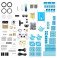 Набор для соревнований Makeblock 2020—2021 MakeX Starter Smart Links Add—on Pack