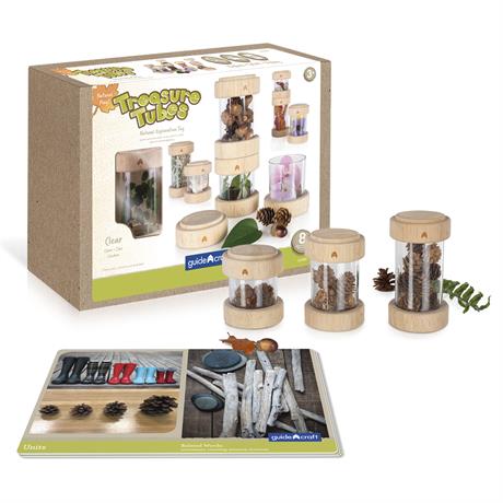 Игровой набор Guidecraft Natural Play Сокровища в прозрачных баночках