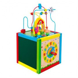 Деревянный бизикуб Viga Toys 5 в 1 (58506)