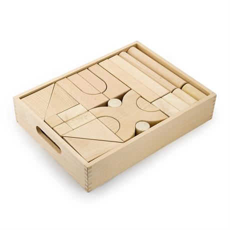 Деревянные кубики Viga Toys некрашеные, 48 шт. (59166)
