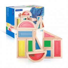 Игровой набор блоков Guidecraft Block Play Большая радуга, 14 см