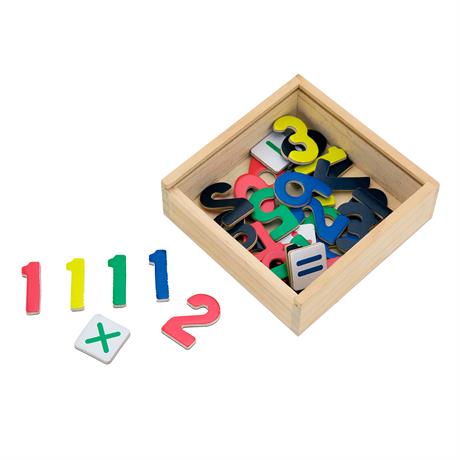 Набір магнітних цифр і знаків Viga Toys, 37 шт.