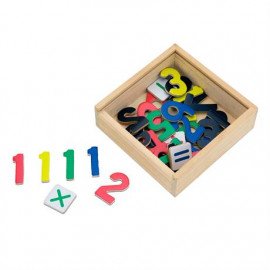 Набір магнітних цифр і знаків Viga Toys, 37 шт