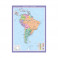 Південна Америка. Політична карта. М—б: 1:8 000 000