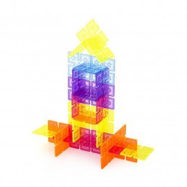 Конструктор Guidecraft Interlox Squares Квадраты, 96 деталей (G16835)