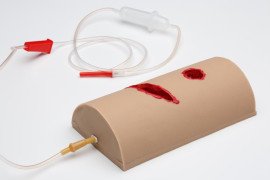 Манекен тренувальний для тампонування ран,2 типи поранень,без системи подачі крові