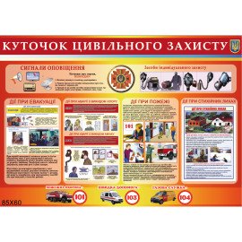 Стенд Куточок Цивільного захисту