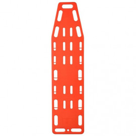 Дошка пластикова для іммобілізації хребта (спінальна дошка), помаранчева, 2 ремені безпеки, 5 кг (тип 2)