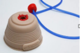 Манекен тренувальний для тампонування ран, кульове вхідне поранення, з системою подачі крові