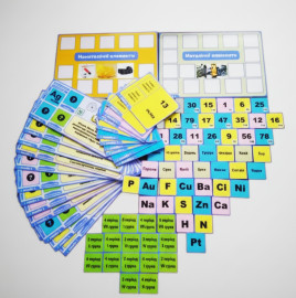 Дидактичний набір " Від хімічних елементів до хімічних сполук"