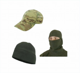 Комплект головних уборів (тактична кепка, зимова шапка, балаклава)