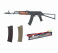 Комплект стрілецької зброї Airsoft Electric Gun АК-74 в зборі